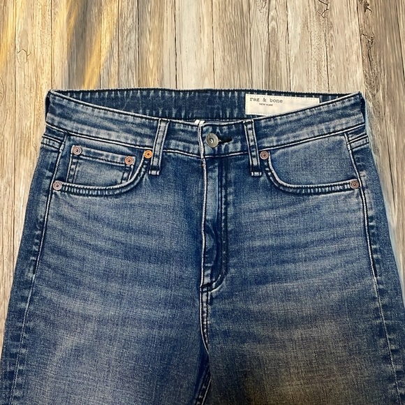 RAG & BONE Nina High Rise Ankle Skinny in Malibu Sz 26 Flexi Stretch - Picture 4 of 16